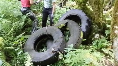 Sanacija črnega odlagališča – Banova jama 104